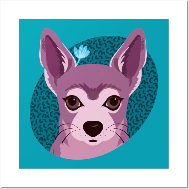 Cute Chihuahua Wall Art by Annelie